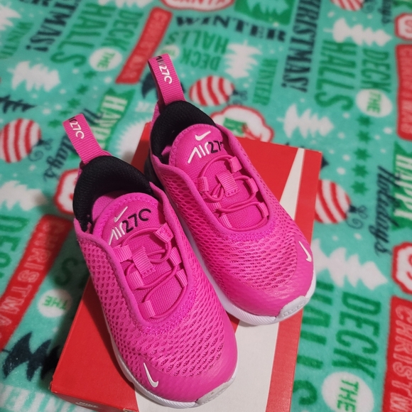 Nike Air Toddler Fuchsia Sneakers Size 6C - Picture 2 of 5